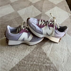 New Balance 327 Women's Lavender & Mauve Retro Runner with Cream Accents